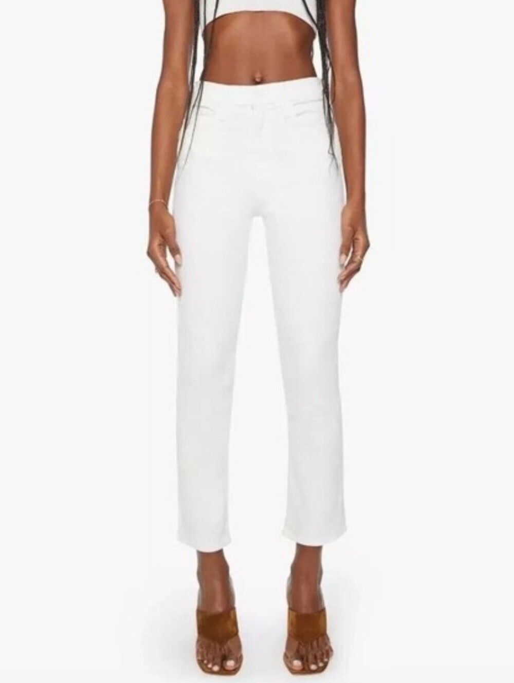 Mother High-waisted Rider Ankle Fairest Of Them All Size 28